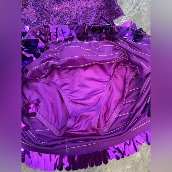 Weissman Girl’s Sequin and Fringe Dance Costume - Picture 7 of 8